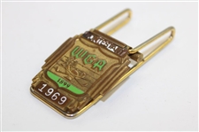 Jacky Cupit's 1969 WGA Western Open Contestant Badge/Clip