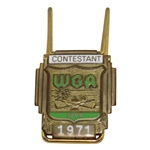 Jacky Cupits 1971 WGA Western Open Contestant Badge/Clip