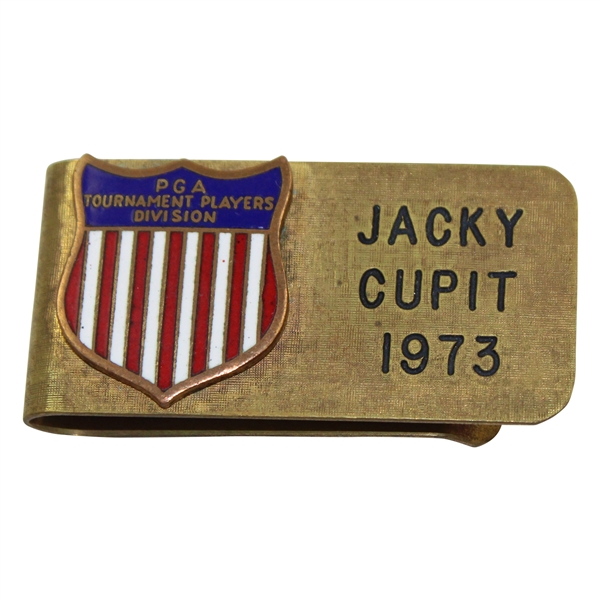 Jacky Cupits 1973 PGA Tournament Players Division Member Money Clip