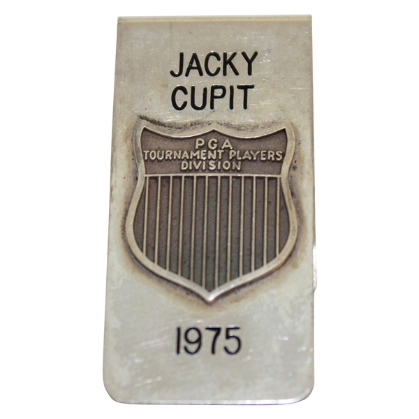 Jacky Cupits 1975 PGA Tournament Players Division Sterling Silver Member Money Clip