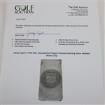 Jacky Cupit's 1976 PGA Tournament Players Division Sterling Silver Member Money Clip