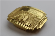 Champion Jacky Cupit's 1960 Border Olympics University Golf Gold Tone Belt Buckle