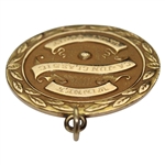 Champion Jacky Cupit's 1966 Cajun Classic 10k Gold Winners Medal