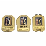 Jacky Cupits 2015, 2016 & 2017 PGA Tour Member Money Clips