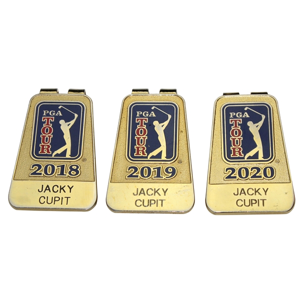 Jacky Cupits 2018, 2019 & 2020 PGA Tour Member Money Clips