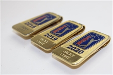 Jacky Cupit's 2018, 2019 & 2020 PGA Tour Member Money Clips