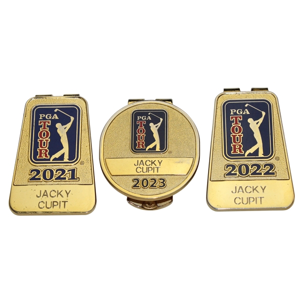 Jacky Cupits 2021, 2022 & 2023 PGA Tour Member Money Clips