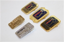 Jacky Cupit's 1986, 1987, 2016, 2023 & 2024 PGA Tour Member Pins