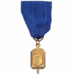 Jacky Cupits 1957 Medalist Haltoms Fort Worth Gold Filled Medal w/Ribbon