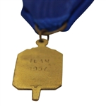 Jacky Cupit's 1957 Team Haltom's Fort Worth Gold Filled Medal w/Ribbon