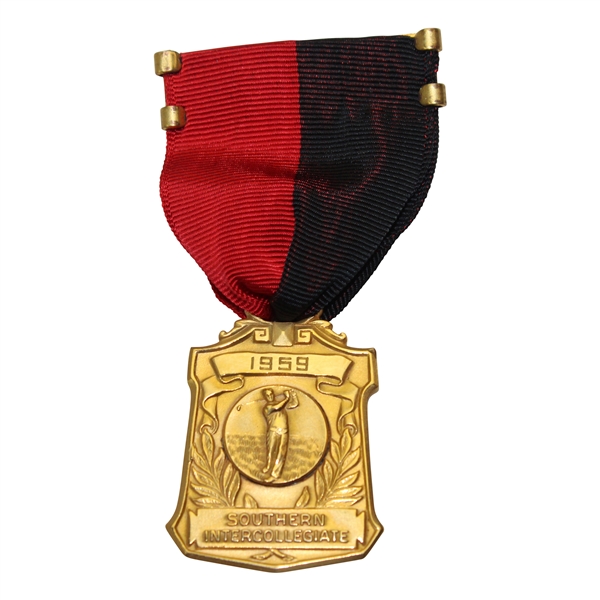 Jacky Cupits 1959 Southern Intercollegiate 2nd Place Medal w/Ribbon