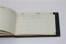 Jacky Cupit's 1967 Masters Tournament Contestant Gift - Address Book w/Jacky Cupit