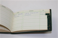 Jacky Cupit's 1967 Masters Tournament Contestant Gift - Address Book w/Jacky Cupit