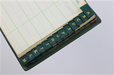 Jacky Cupit's 1967 Masters Tournament Contestant Gift - Address Book w/Jacky Cupit