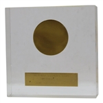 Jacky Cupit's 1962 Western Open at Medinah Winner Medal in Lucite Trophy