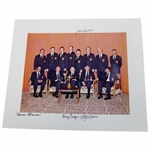 Casper, Brewer, Burke & Blancos Signed 1973 Ryder Cup Photo JSA ALOA