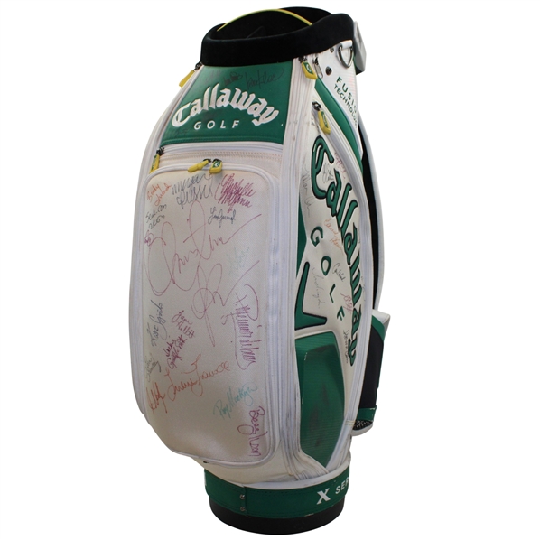 Ochoa, McGann, Pressel & other LPGA Stars Signed Callaway Masters Tour Bag JSA ALOA