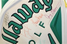 Ochoa, McGann, Pressel & other LPGA Stars Signed Callaway Masters Tour Bag JSA ALOA
