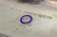 Jacky Cupit's 1958 Dallas Texas Cup Matches Trophy Platter