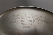 Jacky Cupit's 1960 Cotton State Inv. Golf Tournament Championship Sterling Silver Flight Trophy