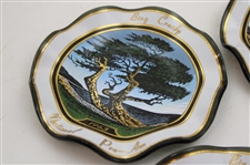 Jacky Cupit's Four (4) 1963 Bing Crosby National Pro-Am Dishes