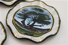 Jacky Cupit's Four (4) 1963 Bing Crosby National Pro-Am Dishes