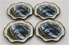 Jacky Cupit's Four (4) 1963 Bing Crosby National Pro-Am Dishes