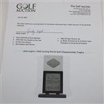 Jack Cupit's 1965 Carling World Golf Championship Trophy
