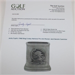 Jacky Cupit's 1968 Bing Crosby National Pro-Am Pewter Jack Daniels Cannister