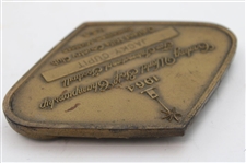 Jacky Cupit's 1964 Carling World Golf Championship at Oakland Hills CC Large Bronze Medallion