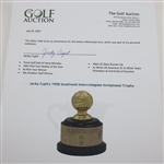 Jacky Cupit's 1958 Southwest Intercollegiate Invitational Trophy