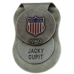 Jacky Cupits 1980 PGA Tour Shield Money Clip/Badge
