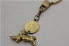 Jacky Cupit's 14k Gold Route 66 Boots Keychain
