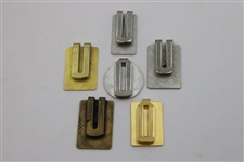 Jacky Cupit's Six (6) Senior Tour Contestant Badge/ Money Clips