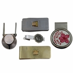 Jacky Cupits Four (4) Money Clips & (1) Contestant Badge