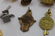 Various Cufflinks, Pins, Belt Buckle & other Golf Theme Items From The Collection of Jacky Cupit