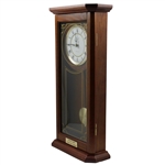 Jacky Cupit Gifted Walnut Bulova Westminster Chiming Clock for 1963 US Open Runner-Up Finish