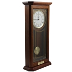 Jacky Cupit Gifted Walnut Bulova Westminster Chiming Clock for 1963 US Open Runner-Up Finish