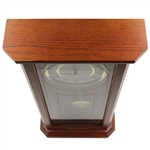 Jacky Cupit Gifted Walnut Bulova Westminster Chiming Clock for 1963 US Open Runner-Up Finish