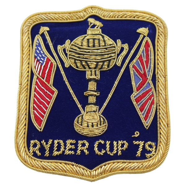 1979 Ryder Cup at Greenbrier Commemorative Bullion Coat Crest