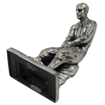 Vintage Bobby Jones Silvered Metal Putting Statue by Weidlich Brothers WB
