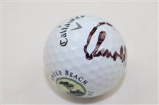 Arnold Palmer Signed Pebble Beach Logo Golf Ball JSA ALOA