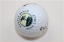 Arnold Palmer Signed Pebble Beach Logo Golf Ball JSA ALOA