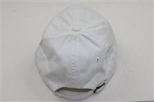 Arnold Palmer Signed Masters Logo White Hat JSA ALOA