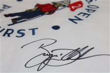 Bryson Dechambeau Signed 2024 US Open at Pinehurst No. 2 Flag JSA ALOA