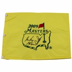 Big 3 Arnold Palmer, Jack Nicklaus & Gary Player Signed 2009 Masters Flag JSA ALOA