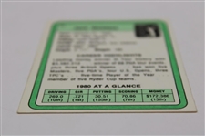 Jack Nicklaus Signed 1981 Donruss Rookie Card JSA ALOA