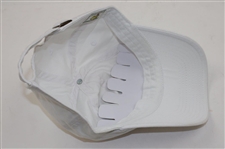 Arnold Palmer Signed 2012 Masters Logo White Hat JSA ALOA