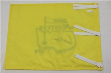 Arnold Palmer Signed 2002 Masters Tournament Embroidered Flag JSA ALOA