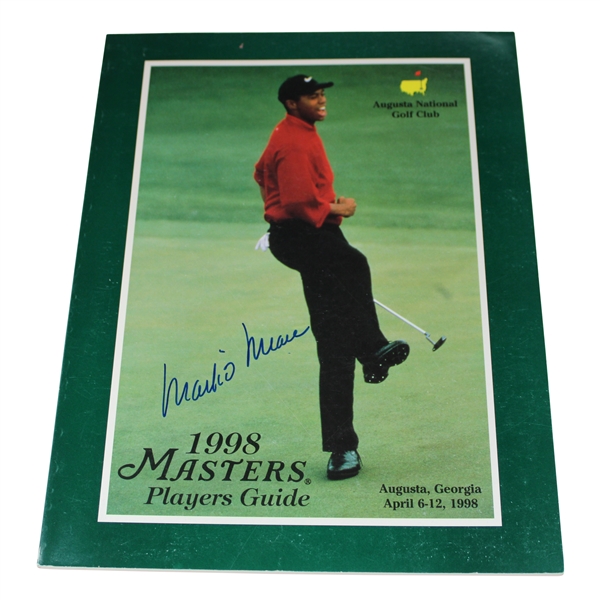 Mark OMeara Signed 1998 Masters Players Guide JSA ALOA